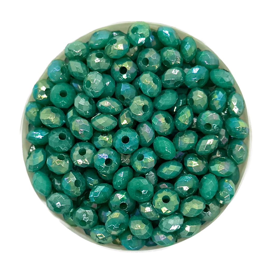 Dona acrílica facetada 6mm x 10gr. #032