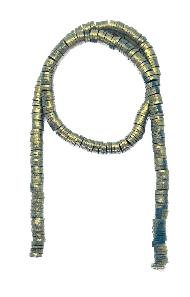 Fimo plano 6mm metalizado #017