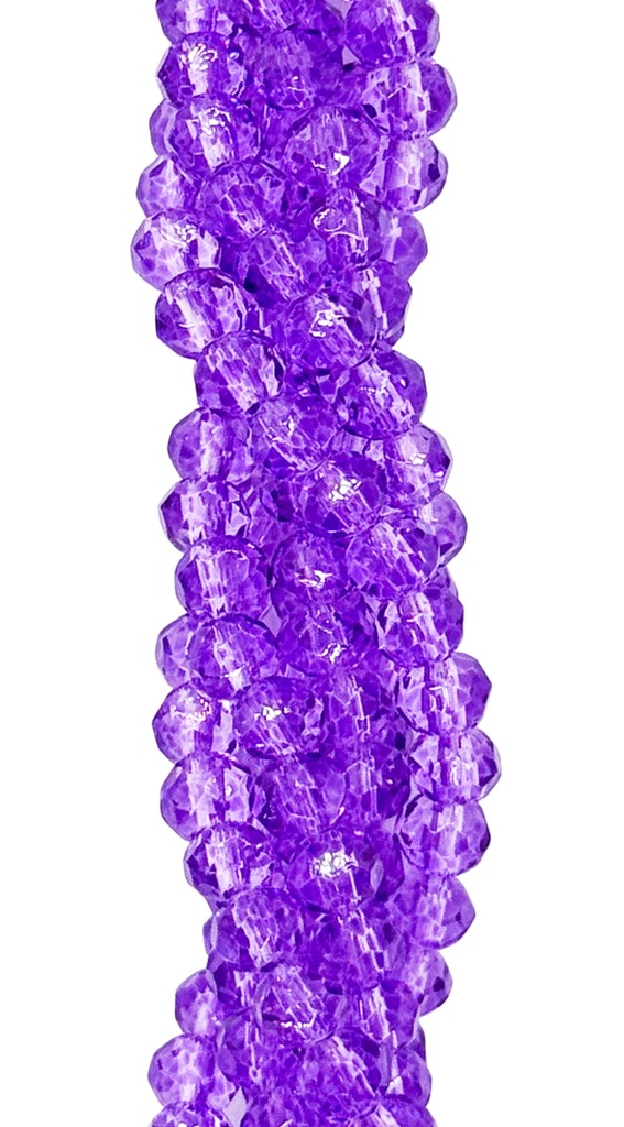 Cristal de roca 4mm violeta transparente #1