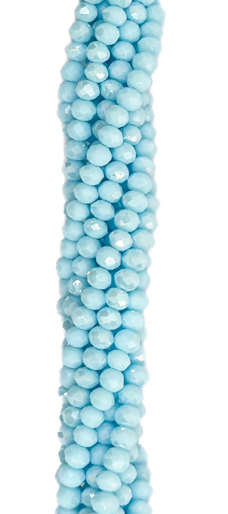 Cristal de roca 4mm celeste opaco tornasol (GC)