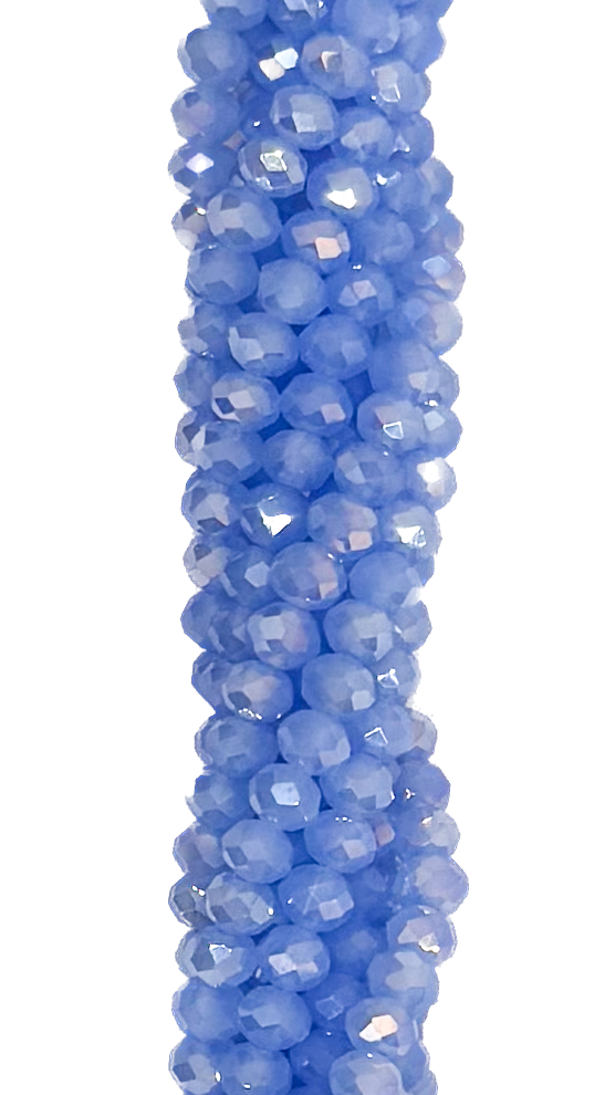 Cristal de roca 4mm lavanda claro tornasol (GC)