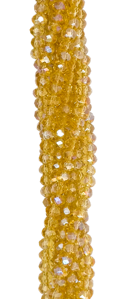 Cristal de roca 4mm beige transparente