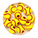 Pelotita sóftbol amarilla 10mm x 10gr. 