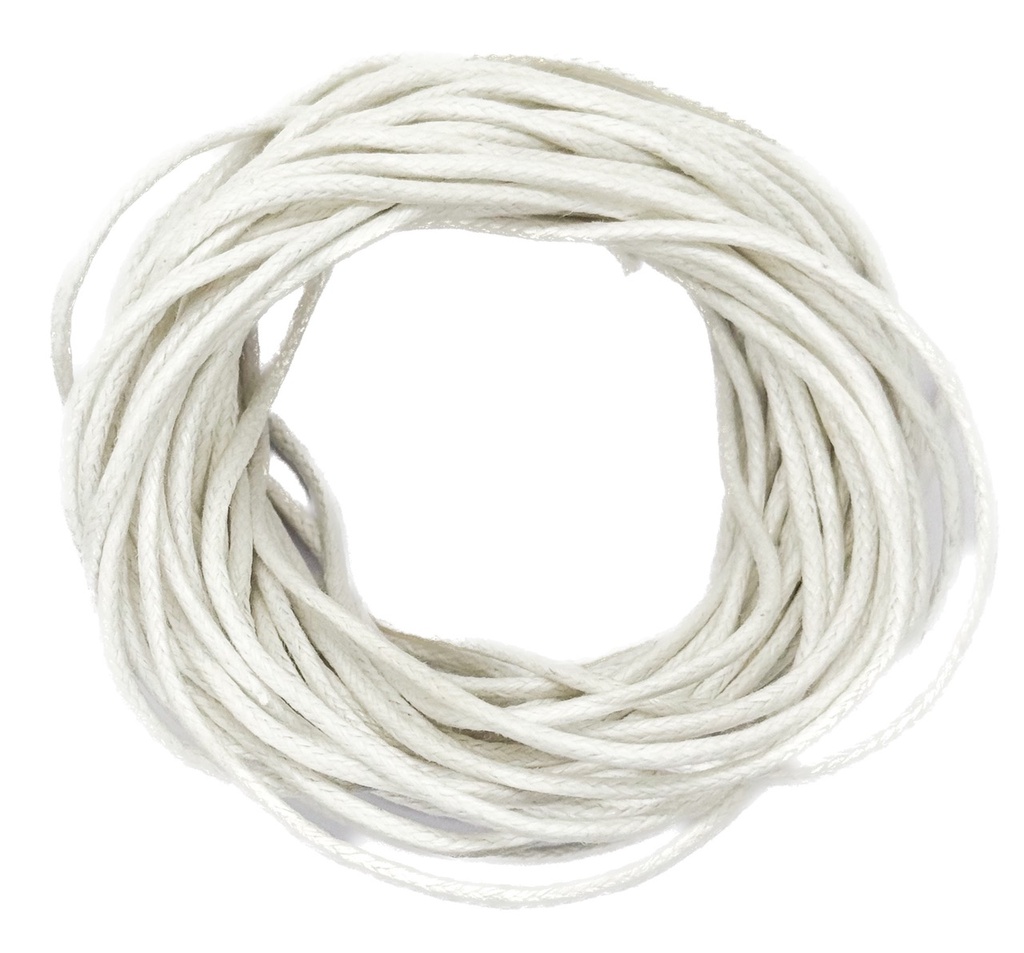 Cordón con alma 1.5mm blanco