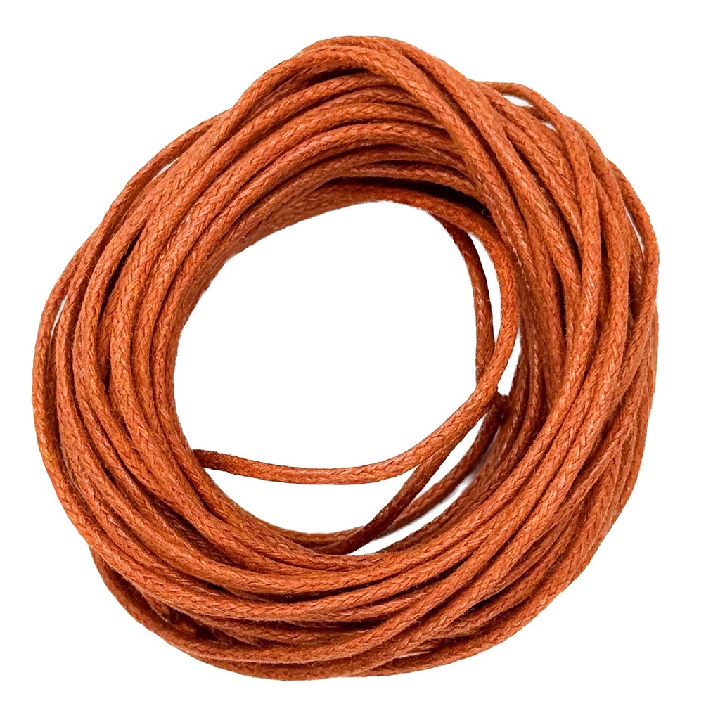 Cordón con alma 1.5mm naranja