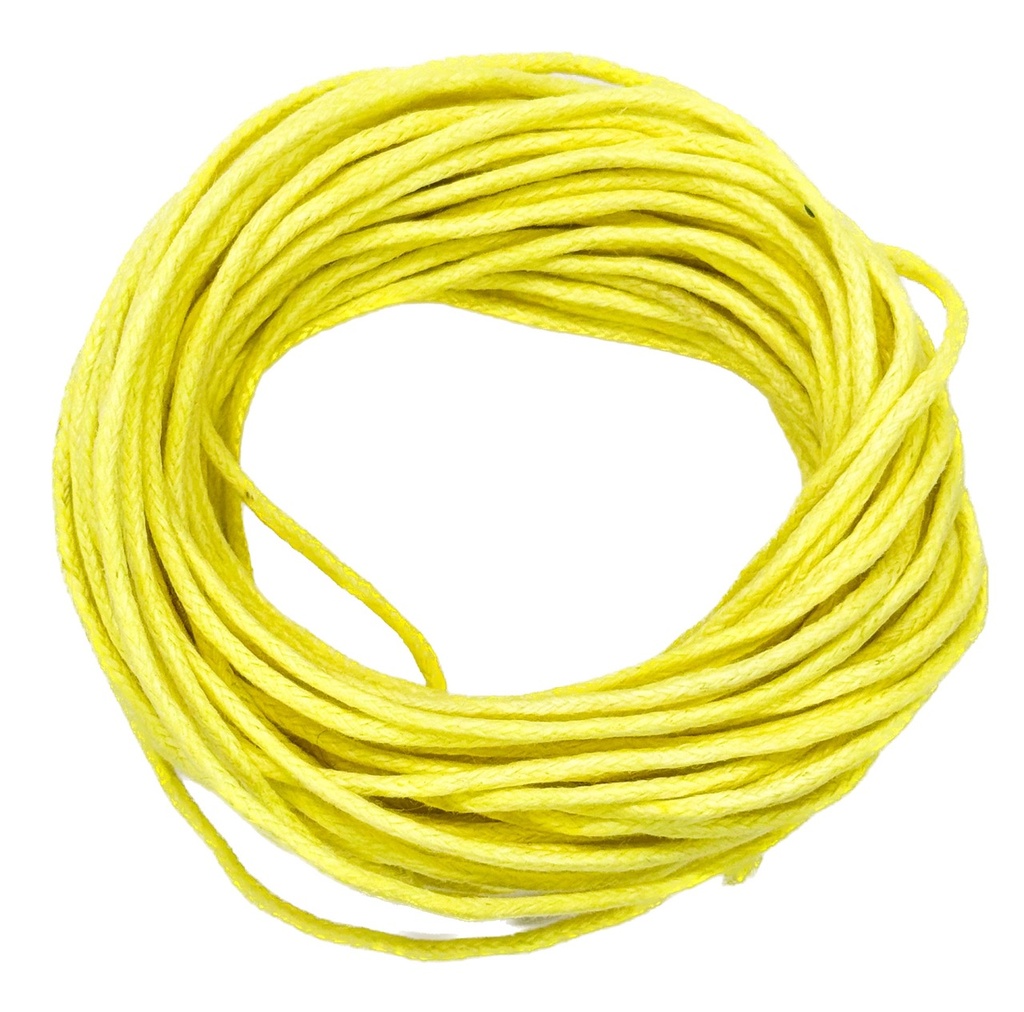 Cordón con alma 1.5mm amarillo