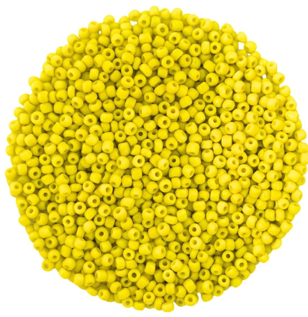 Mostacilla amarillo opaco #42 x 25gr    