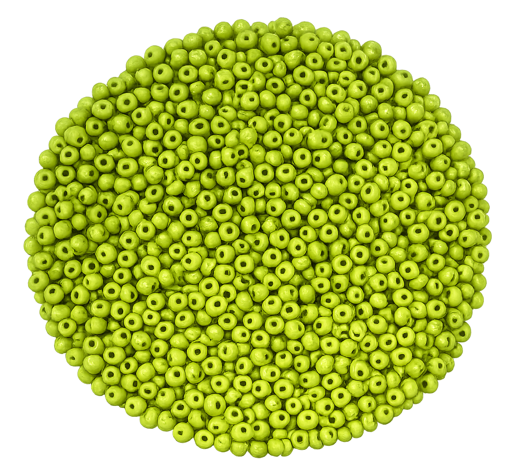 Mostacilla verde manzana opaco #44 x 25gr     
