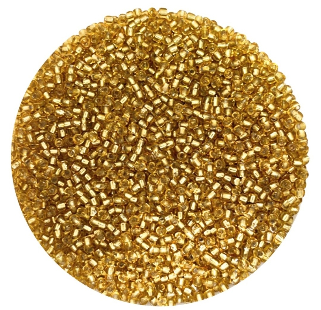 Mostacilla dorado inyectado #22 x 25gr       