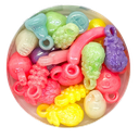  Plástico infantil pastel brillo frutas x 10gr. 