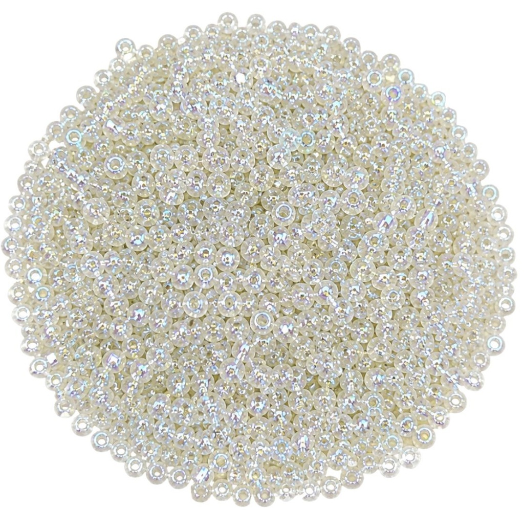 Mostacilla transparente tornasol #1161 x 25gr