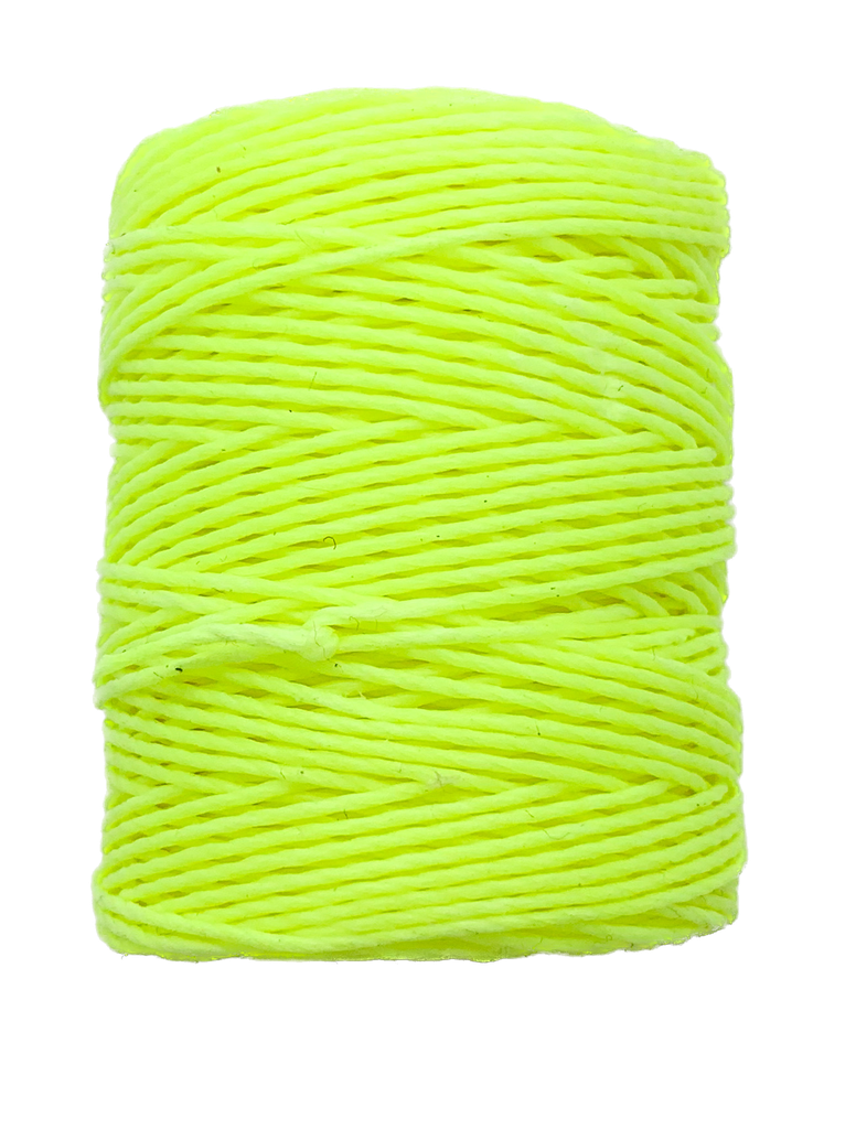 Hilo encerado amarillo flúor