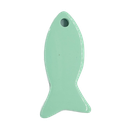 Pez resina grande ODI celeste x 1un   