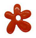 Flor resina (mod 2) roja x 1un 
