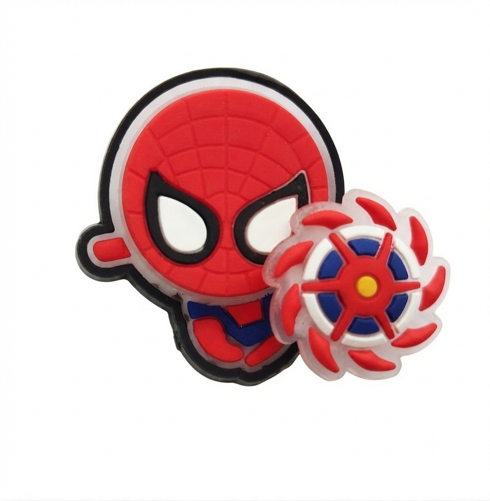Parche de silicona c/movimiento Spiderman x 1 un.    
