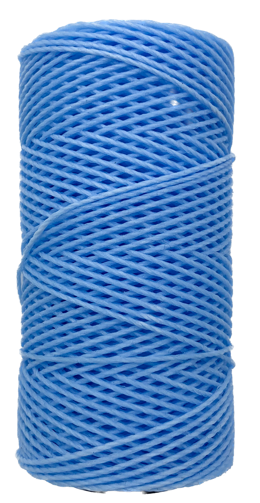 Hilo encerado celeste bandera