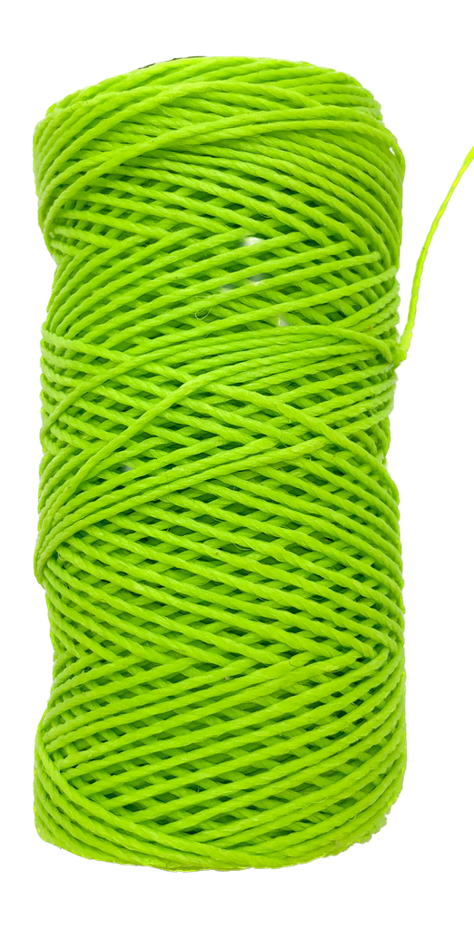 Hilo encerado verde lima