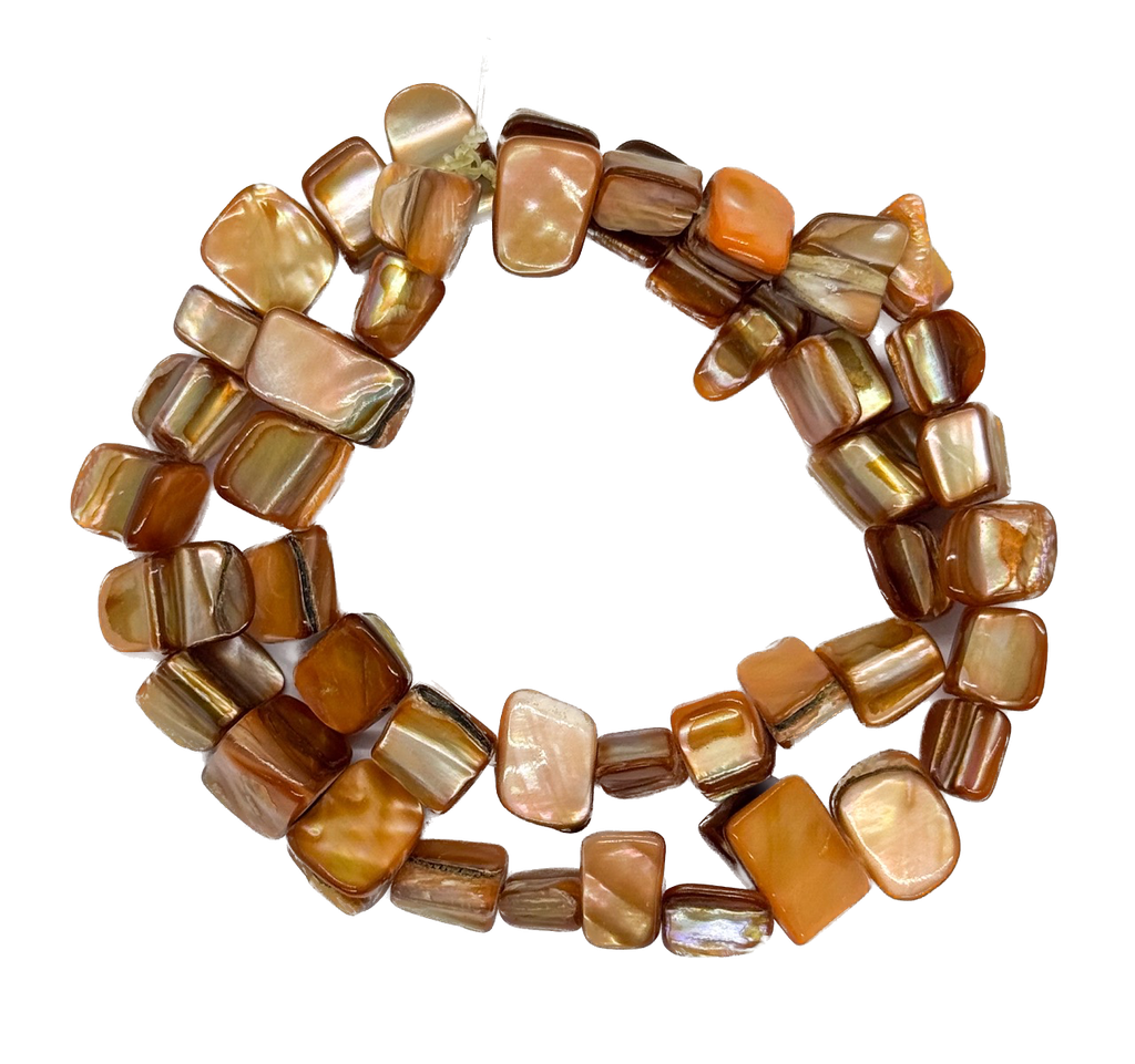 Tira nacar chispita naranja 40cm x 1un  