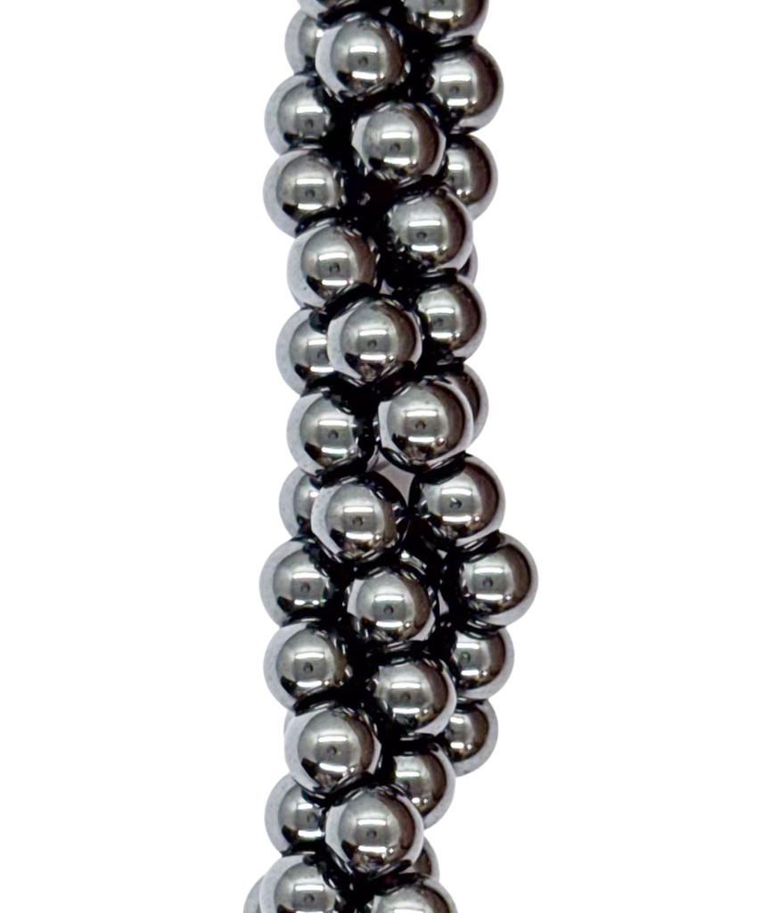 Hematites bolita 6mm x tira 