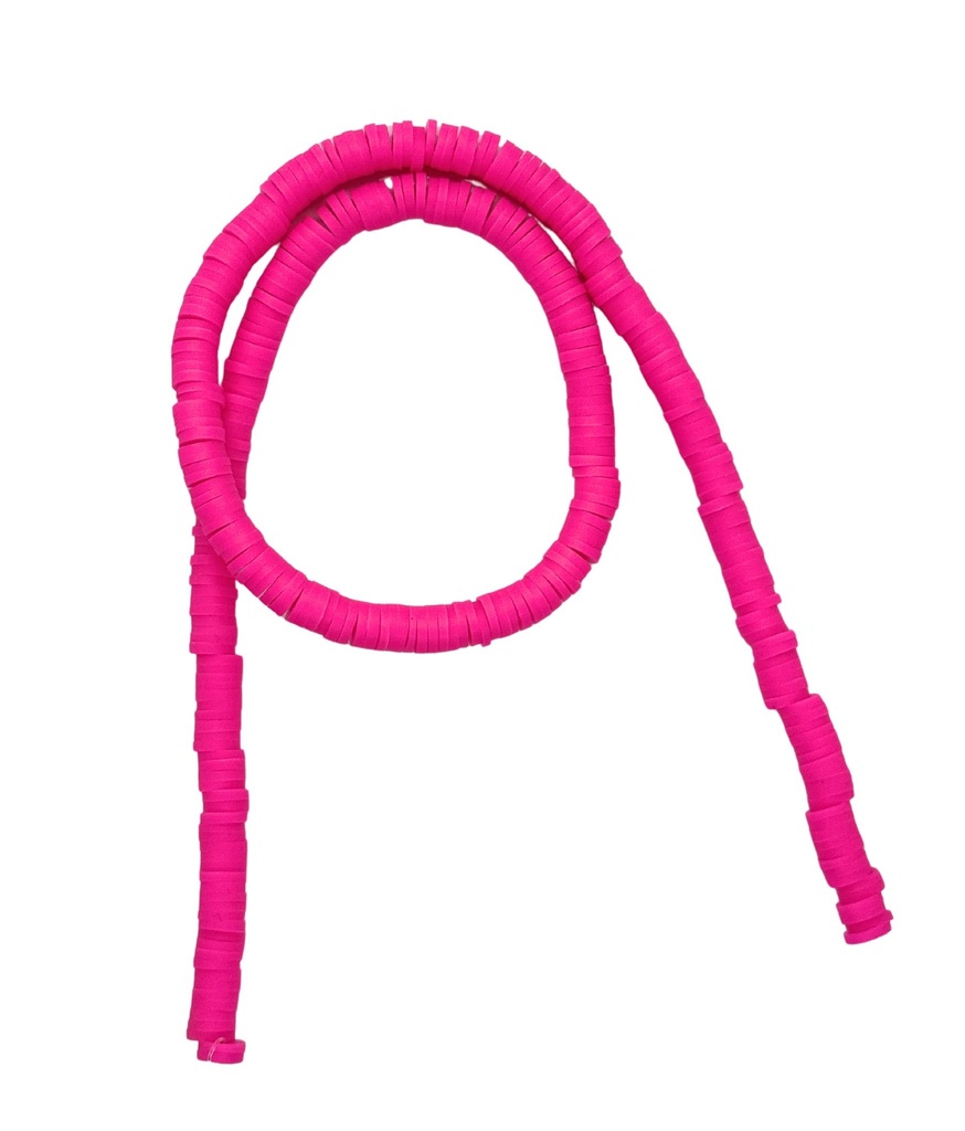 Tira Fimo plano 6 mm fucsia