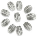 Cairel acrílico transp. semilla pasante 18x13mm x 20gr 