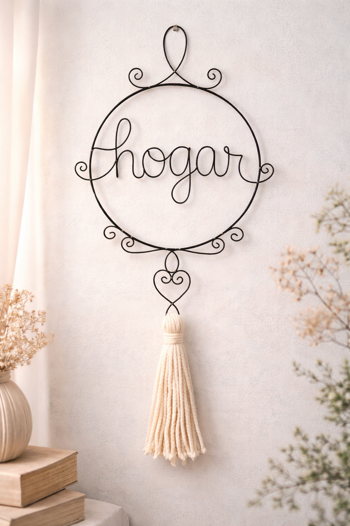 Seña- Taller de Alambrismo - Carteles decorativos 25/03/26 