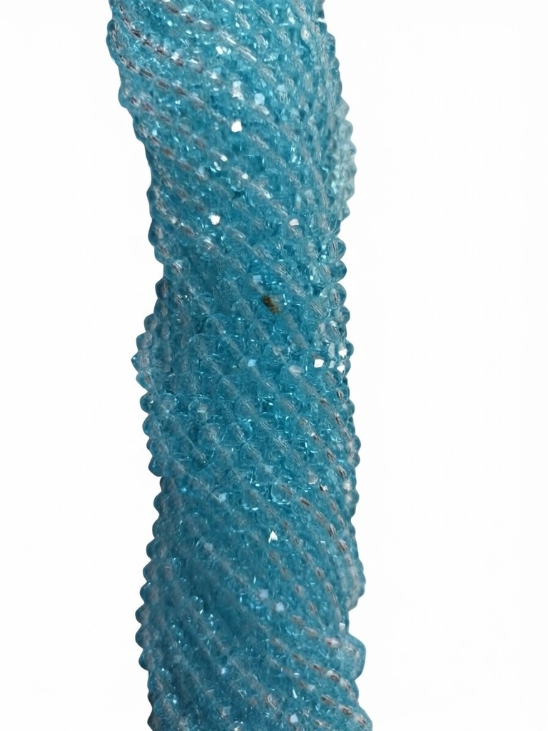 Cristal de roca 6mm celeste transparente (GE) 