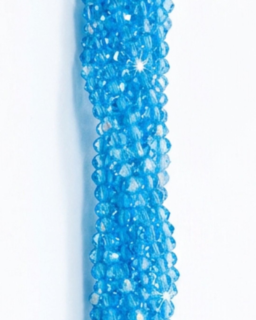 Cristal de roca 2mm celeste tornasol (GB)