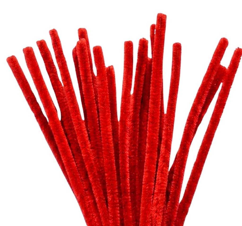 Limpia pipa rojo x 100un.   