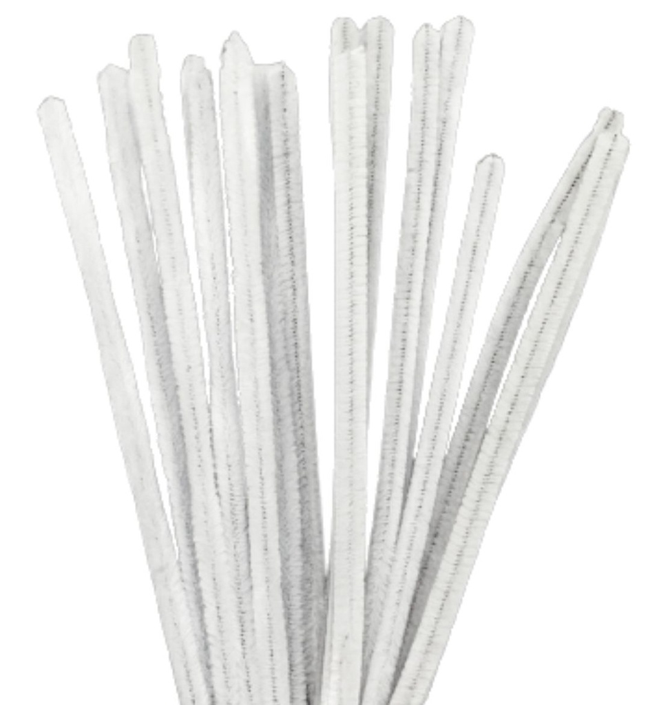 Limpia pipa blanco x 100un.   