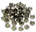 Tachas níquel redondas plana 8mm x 50un. 