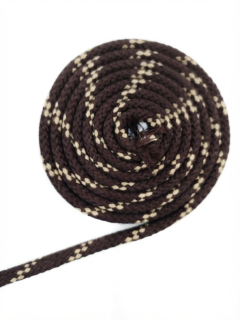 Galón Paracord jaspeado marrón 7mm x 1mt