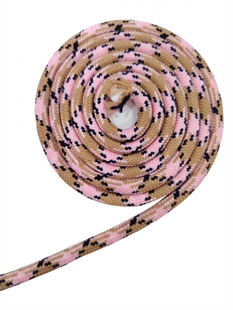Cordón Paracord jaspeado rosa 7mm x 1mt 
