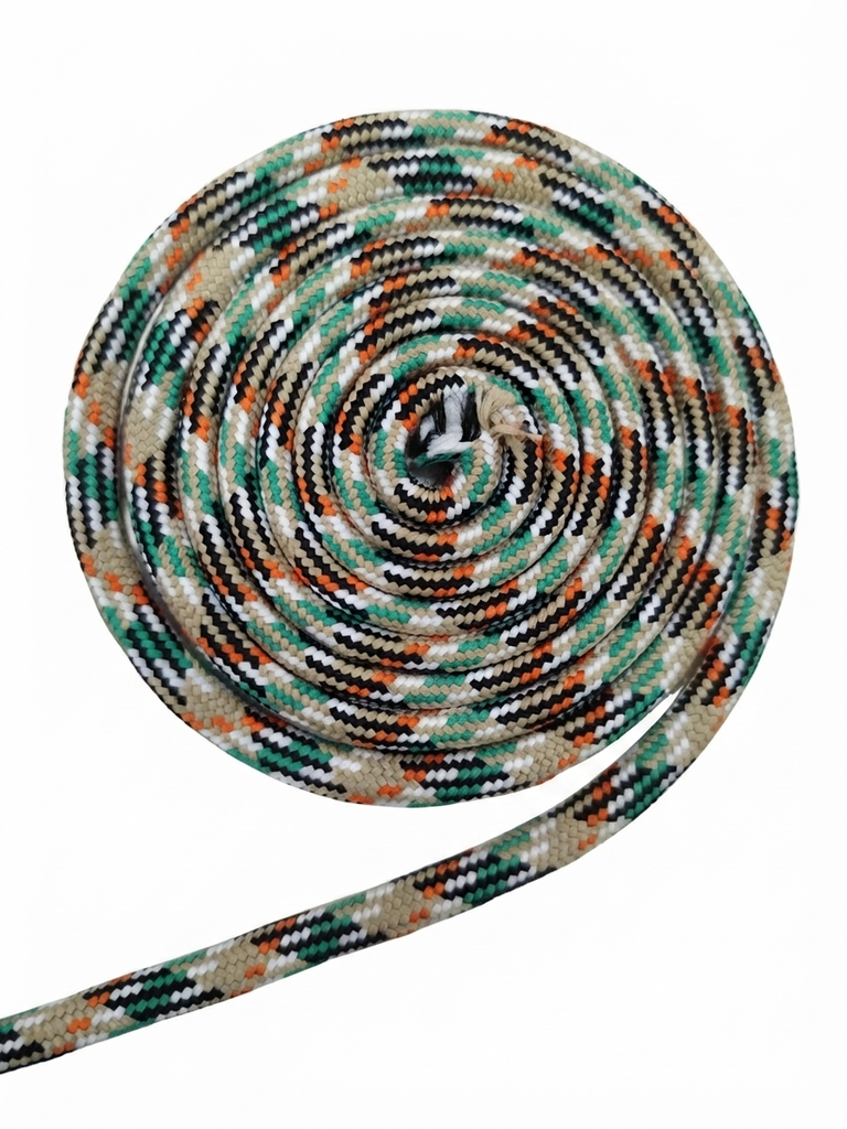 Cordón Paracord jaspeado verde 7mm x 1mt 