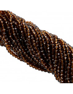 Cristal de roca 4mm marrón transparente