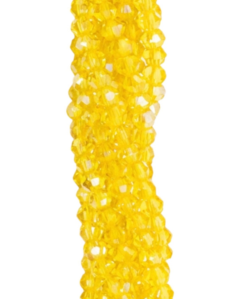 Cristal de roca 2mm amarillo tornasol (GD)    