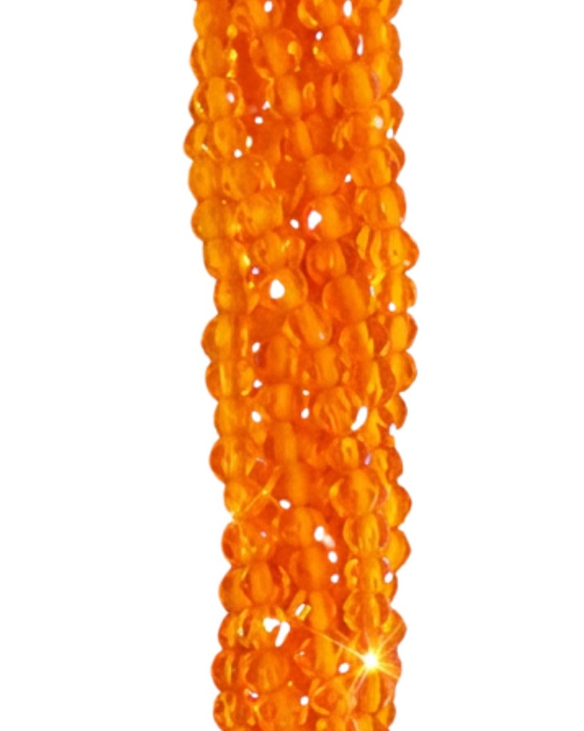 Cristal de roca 2mm naranja transparente (GA)  