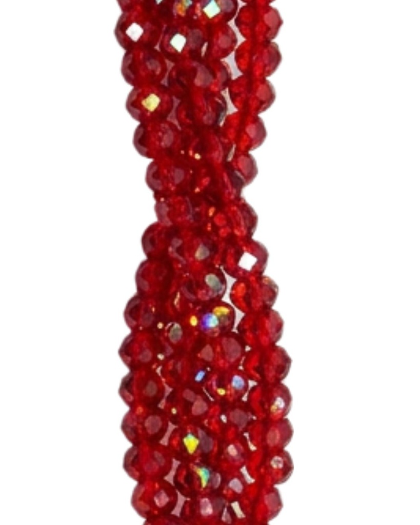 Cristal de roca 2mm rojo transparente (GD)   