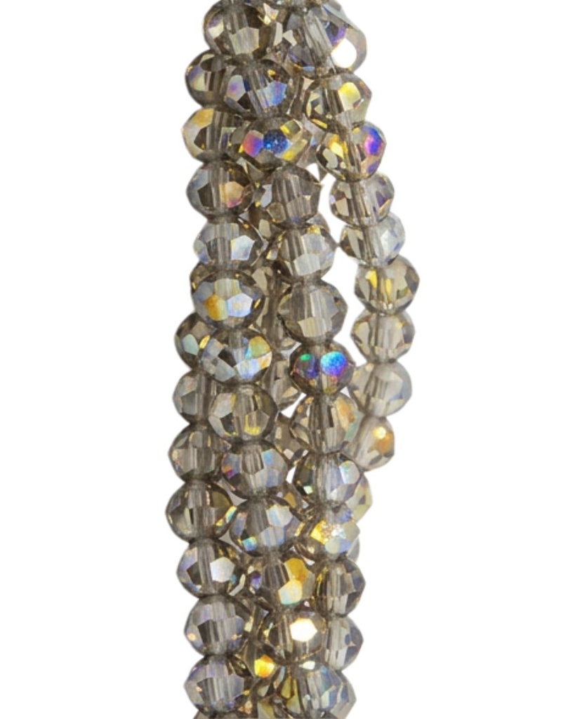 Cristal de roca 2mm gris transparente tornasol (GC)   