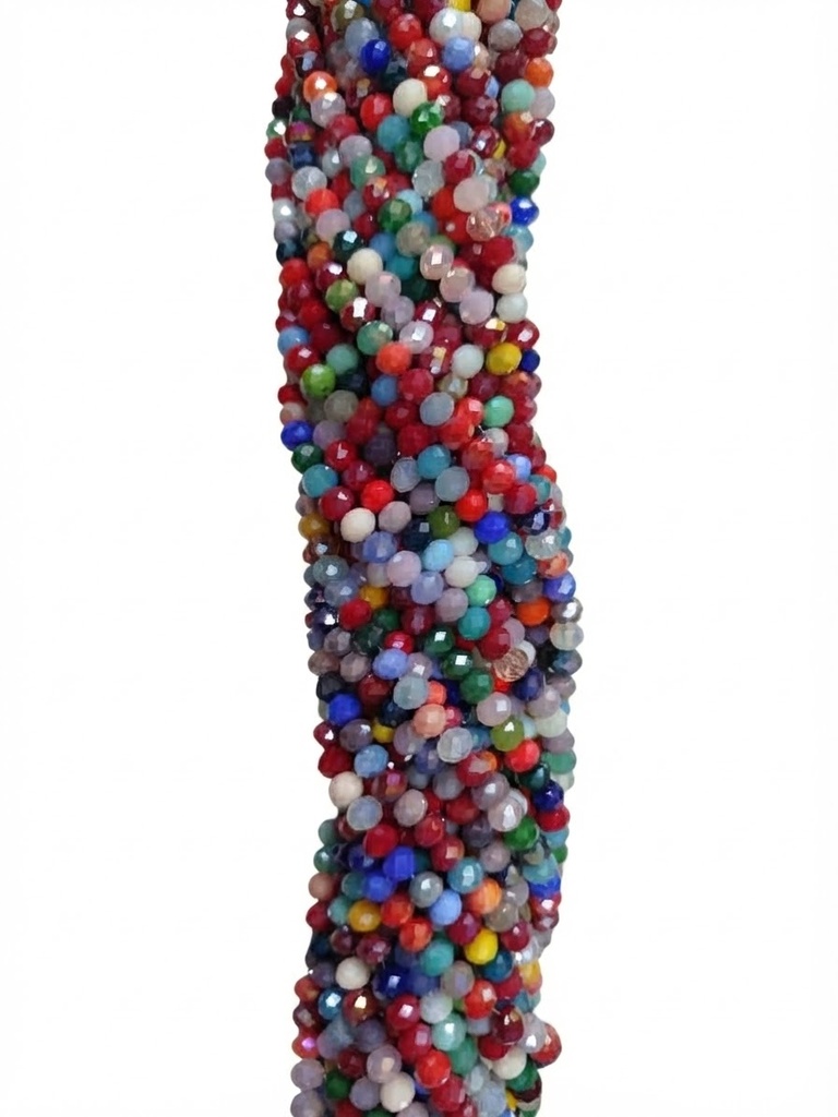 Cristal de roca 6mm multicolor (GF)