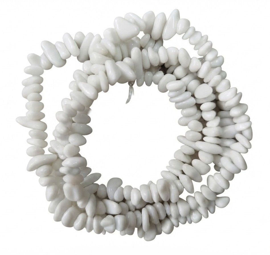 Escallas Porcelana Blanca x tira  