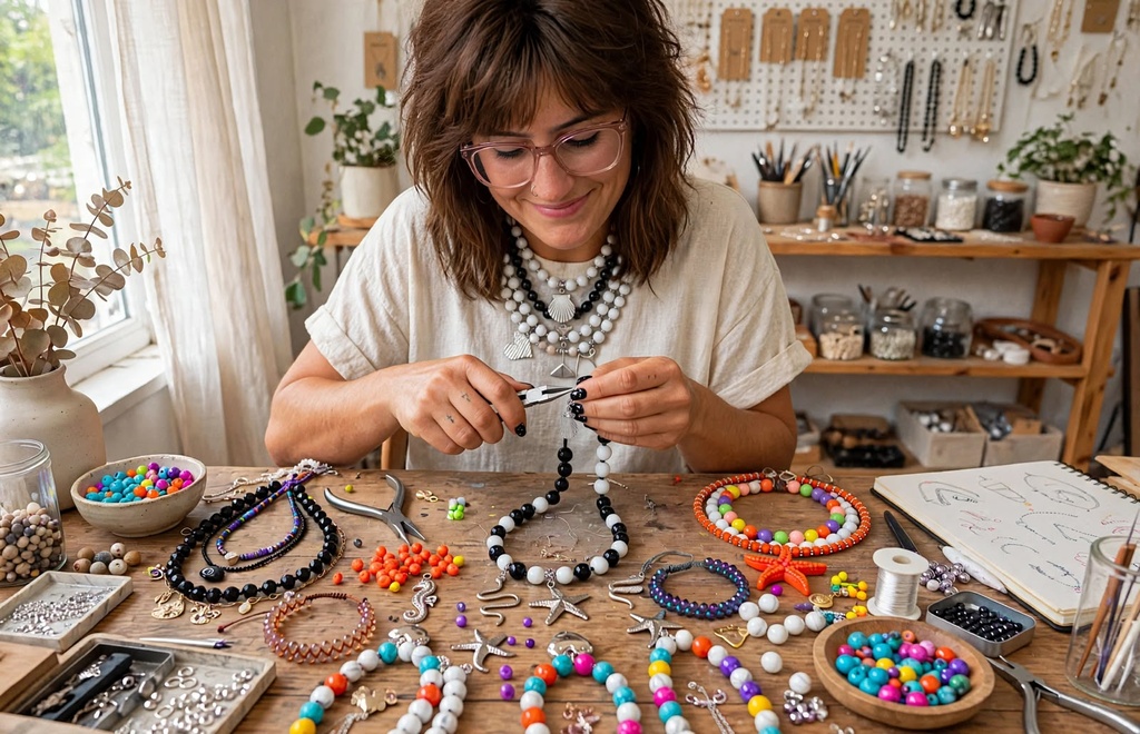 Taller Online - Bijouterie en Cristales y Collares en Tendencia