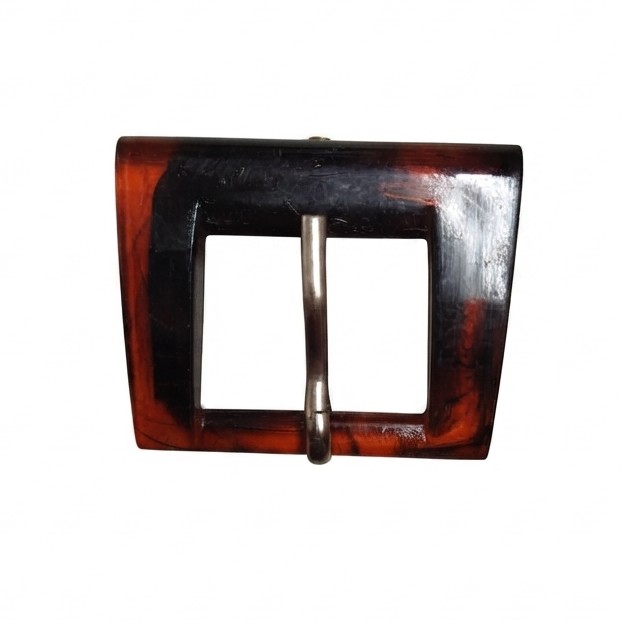 Hebilla acrilica Carey cuadrada 35x45x40mm