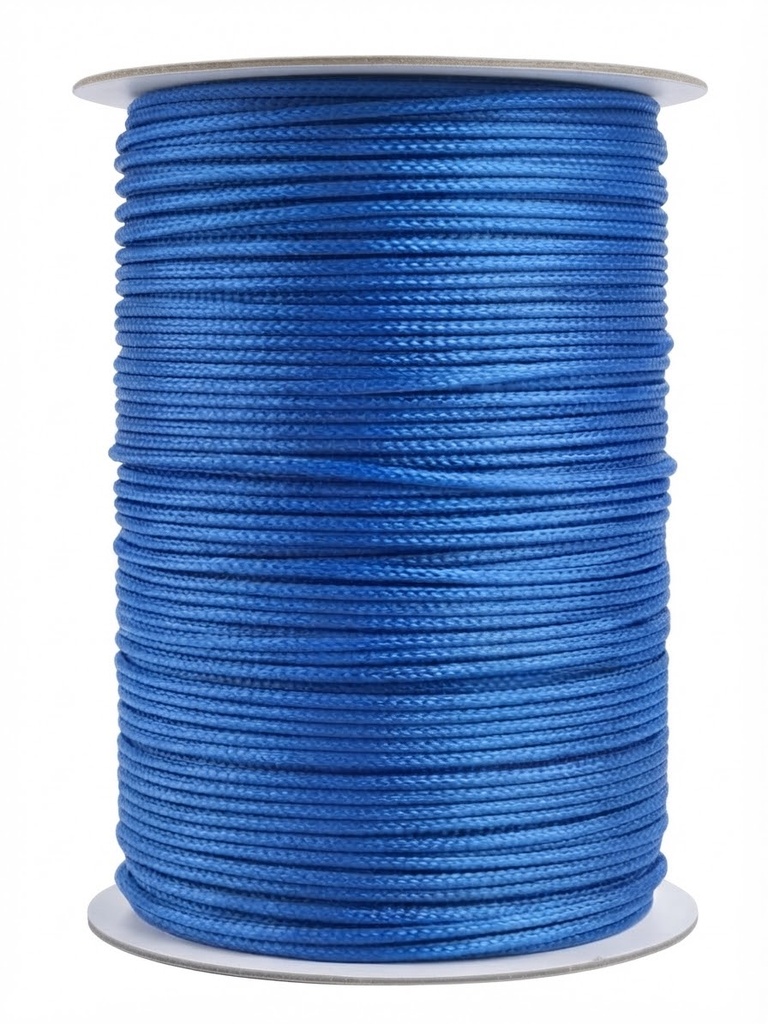 Cordón Coreano 1mm rollo azúl x 155mts 