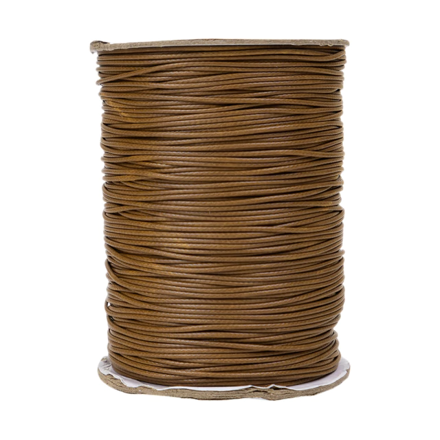 Cordón Coreano 1mm rollo marrón ddl x 155mts 