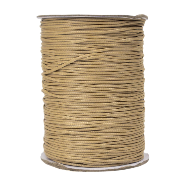 Cordón Coreano 1mm rollo marrón claro x 155mts     
