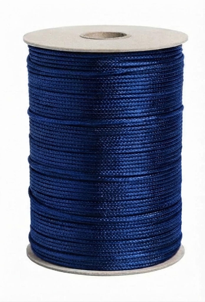 Cordón Coreano 1mm rollo azúl noche x 10mts  