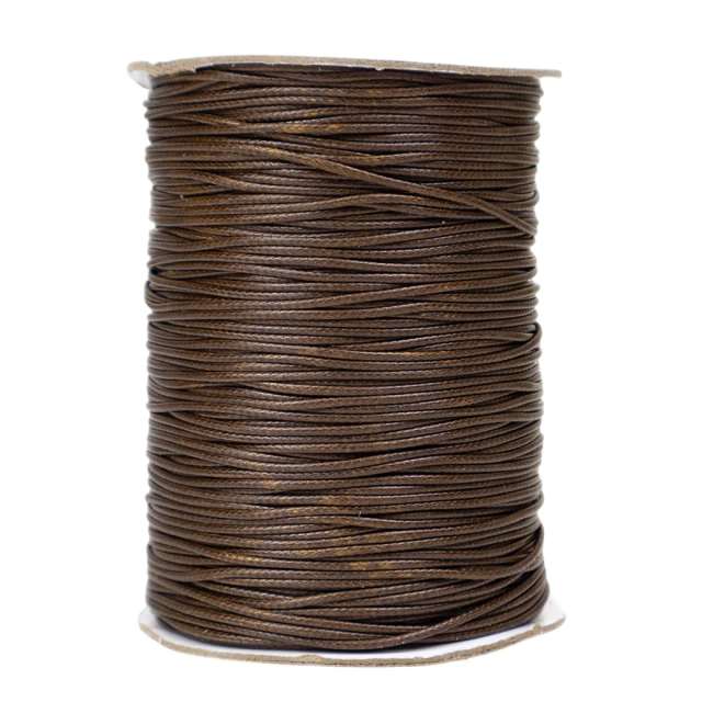 Cordón Coreano 1mm marrón x 10mts  