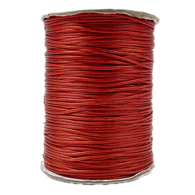 Cordón Coreano 1mm rollo rojo x 10mts 