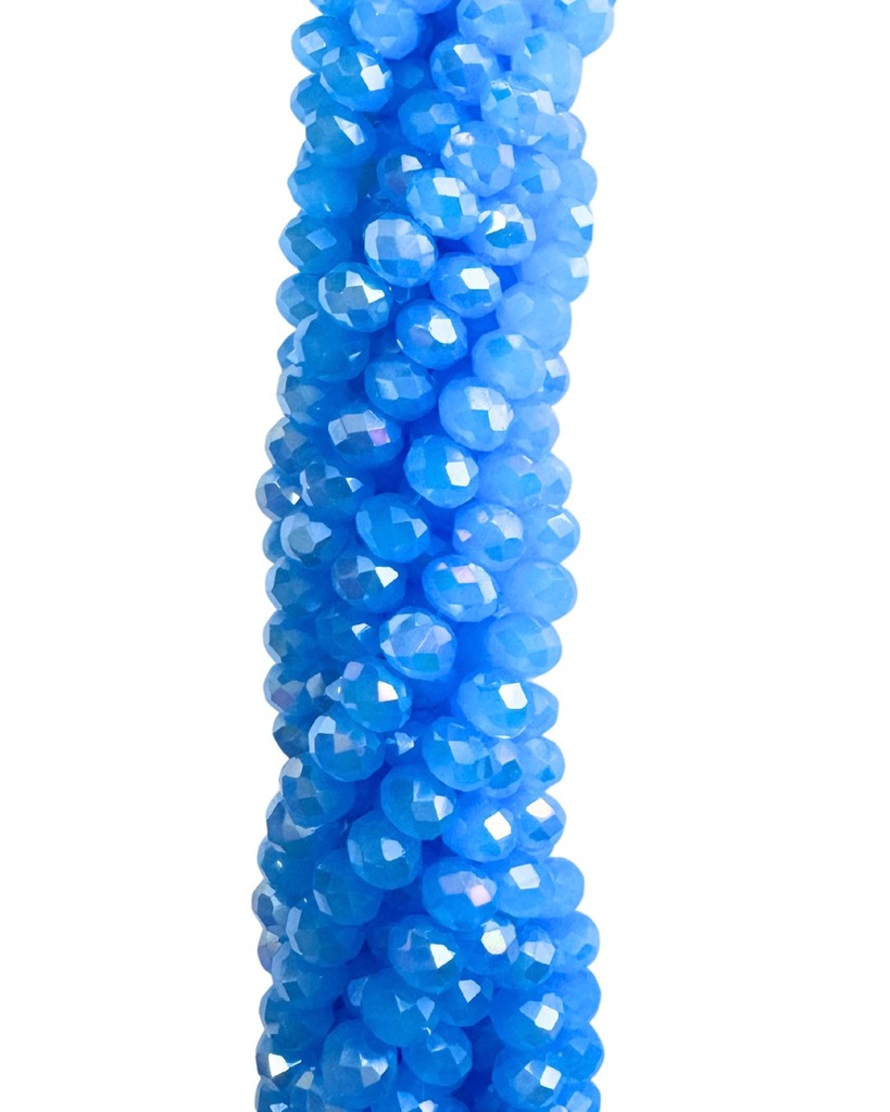 Cristal de roca 6mm celeste opalino tornasol (GD)